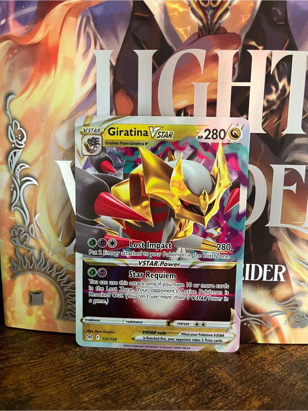 Giratina VSTAR Holo Pokémon Lost Origin Ultra Rare Card 131/196